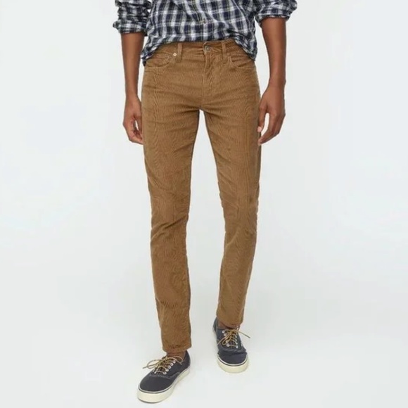 NWT J. Crew 250 Skinny-Fit Stretch Corduroy Pant Size 32 x 30